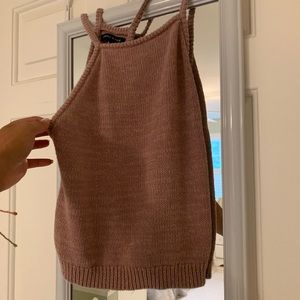 Kendall & Kylie knitted tank